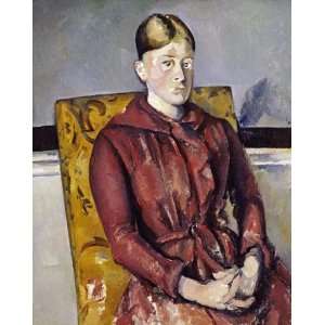  Madame Cezanne With a Yellow Armchair Arts, Crafts 