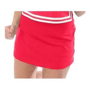  Cheer Fantastic Cheerleader A Line Skirt Side Slit RED 