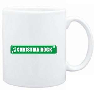  Mug White  Christian Rock STREET SIGN  Music Sports 