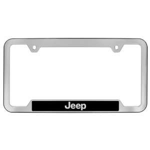  Jeep License Plate Frame Chrome Finish Plastic Automotive