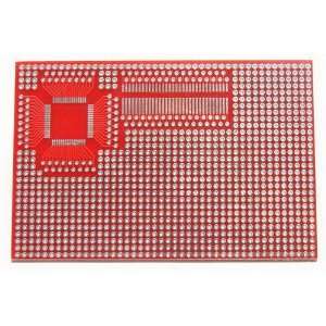   TQFP 64, SOIC, DIP, SMD 0805 PCB with prototype area