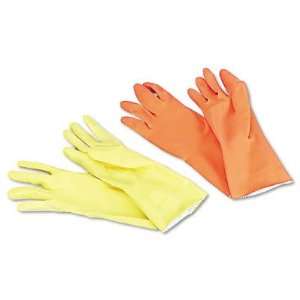    Galaxy Flock Lined Latex Cleaning Gloves GAX242L