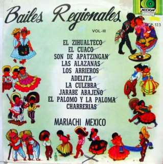 MARIACHI MEXICO bailes regionales vol. iii LP ACP 123  