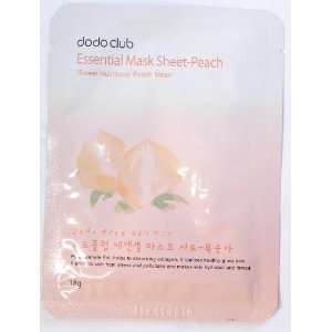  dodo club Essential Mask Sheet   Peach 