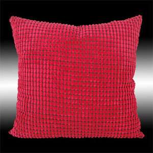 2X NEW RED VELVET THROW PILLOW CASES CUSHION COVERS 17  