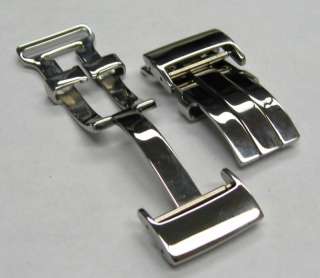 DEPLOYMENT CLASP FOR BREITLING WATCH 20/20 BUCKLE #4 SHINY  