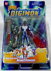 Digimon Season 3 Digi Warriors Justimon D Real Figures  