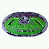   Oakland Raiders Set of 4 Vinyl Placemats, NEW, Gift & Stocking Stuffer