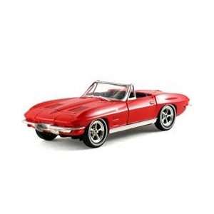  1963 Chevrolet Corvette Convertible Red 1/32 Toys & Games