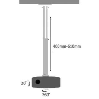 Extendable HD LCD Video Projector Bracket Ceiling Mount  