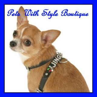  Leather Dog Collars and Bling Personalized Leather Dog Harnesses 