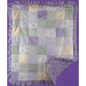  Quilt Kit Cuddle Bug Lavender   Top and Backing By The 