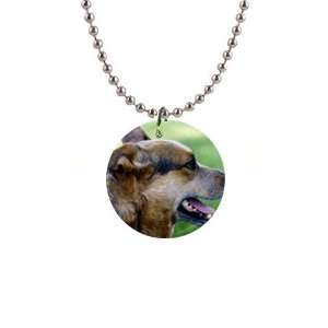    Australian Cattle Dog Button Necklace B0019 