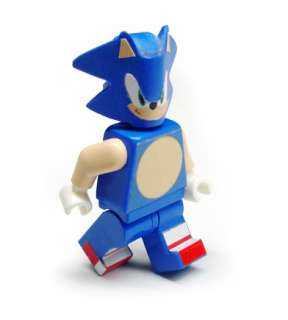 Custom Lego Sonic the Hedgehog Mario Wii DS Minifig  