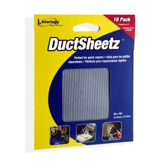 10pc Duct Sheetz   Large Duct Tape Repair Patches  