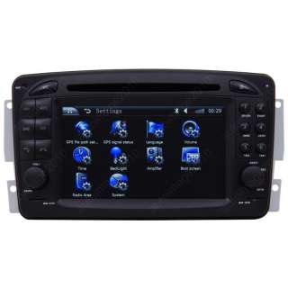 digital tft lcd special car navigation dvd system for mercedes benz e 