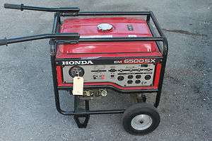 Honda EM6500SX 6500 watt electric start Generator  