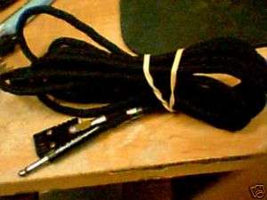 Western Electric 9 ft patch cord,1/8 & protector T/R  