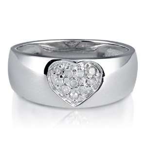  Diamond Heart Promise Ring Jewelry