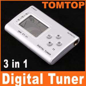 LCD Digital Electronic Chromatic Bass Guitar Tuner I7  
