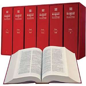   Le Grand Robert de la langue française (6 Volumes) Alain Rey Books