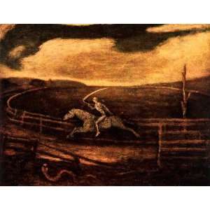  1939 Tipped In Print Race Track Albert Pinkham Ryder Death 