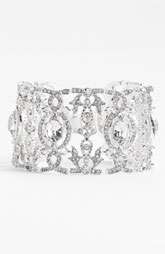 Nina Angelica Wide Crystal Line Bracelet $155.00