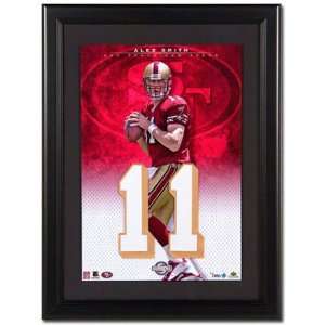 Alex Smith San Francisco 49ers Vertical Unsigned Jersey Numbers Piece