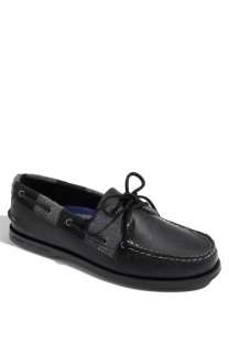 Sperry Top Sider® Leather & Wool Boat Shoe  