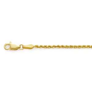   Gold 1.5MM REGULAR ROPE SOLID 20 NECKLACE Augustina Jewelry Jewelry