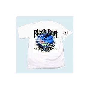 Black Bart Marlin Lure White T Shirt 