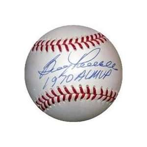 Boog Powell Autographed/Hand Signed MLb Baseball inscribed 70 AL MVP