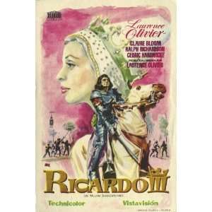   Movie Spanish 11x17 Laurence Olivier Cedric Hardwicke Ralph Richardson