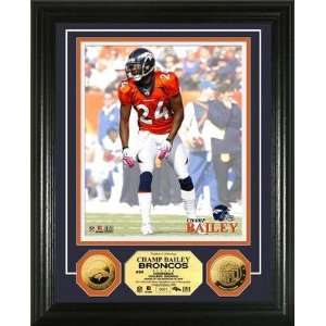 Champ Bailey 24KT Gold Coin Photo Mint
