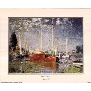   Argenteuil Finest LAMINATED Print Claude Monet 20x16