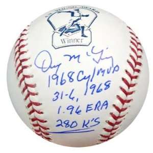   Autographed Ball   CY Young Stat PSA DNA #K33792