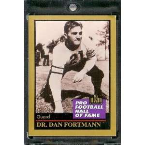  1991 ENOR Dan Fortmann Football Hall of Fame Card #43 