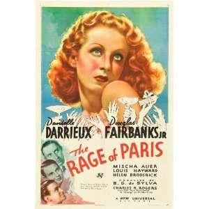 of Paris Poster Movie 27 x 40 Inches   69cm x 102cm Danielle Darrieux 