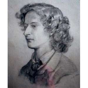  Hand Made Oil Reproduction   Dante Gabriel Rossetti   24 x 