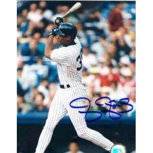 Darryl Strawberry Autographed Picture   Yankees8x10