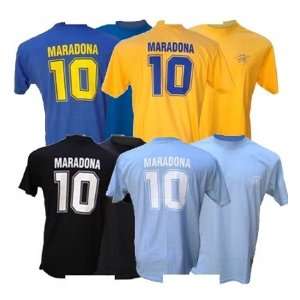 Maradona Diego T Shirt Official Product Color Blue  Sports 