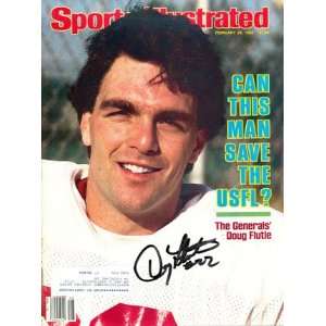 Doug Flutie Autographed Sports Illustrated February 25, 1985