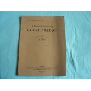   for Good Friday (Sheet Music) A S Duncan Jones / J H Arnold Books