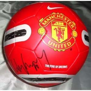   UNITED* soccer ball COA   Autographed Soccer Balls