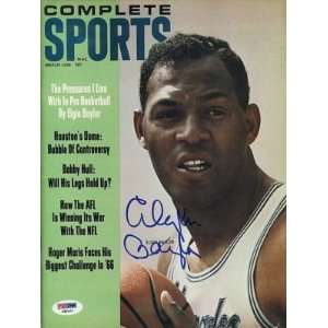 Elgin Baylor Signed March 1966 Complete Sports Psa/dna   Autographed 