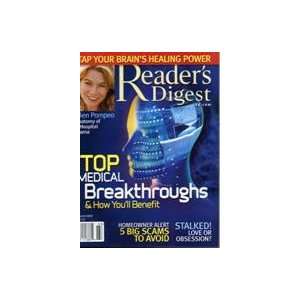 Readers Digest March 2007 Ellen Pompeo, Tap Your Brains 