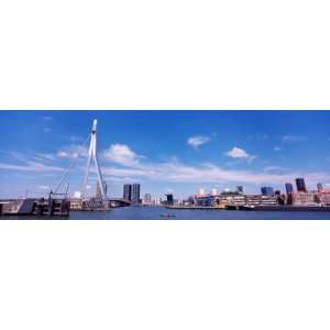  Bridge Across a River, Erasmus Bridge, Nieuwe Maas River 