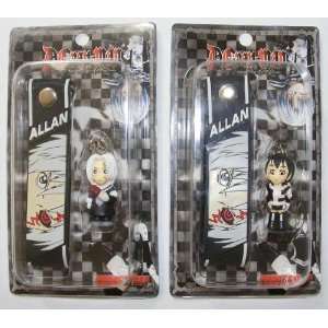  D. Gray Man Strap & Keychain, a Set of 2 Pcs, 1,25, Style 