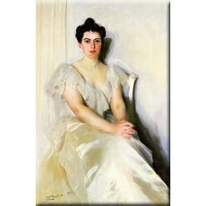 Frances Cleveland 10x16 Streched Canvas Art by Zorn, Anders