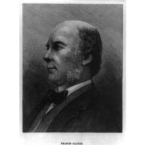 Sir Francis Galton,1822 1911,English Victorian polymath,anthropologist 